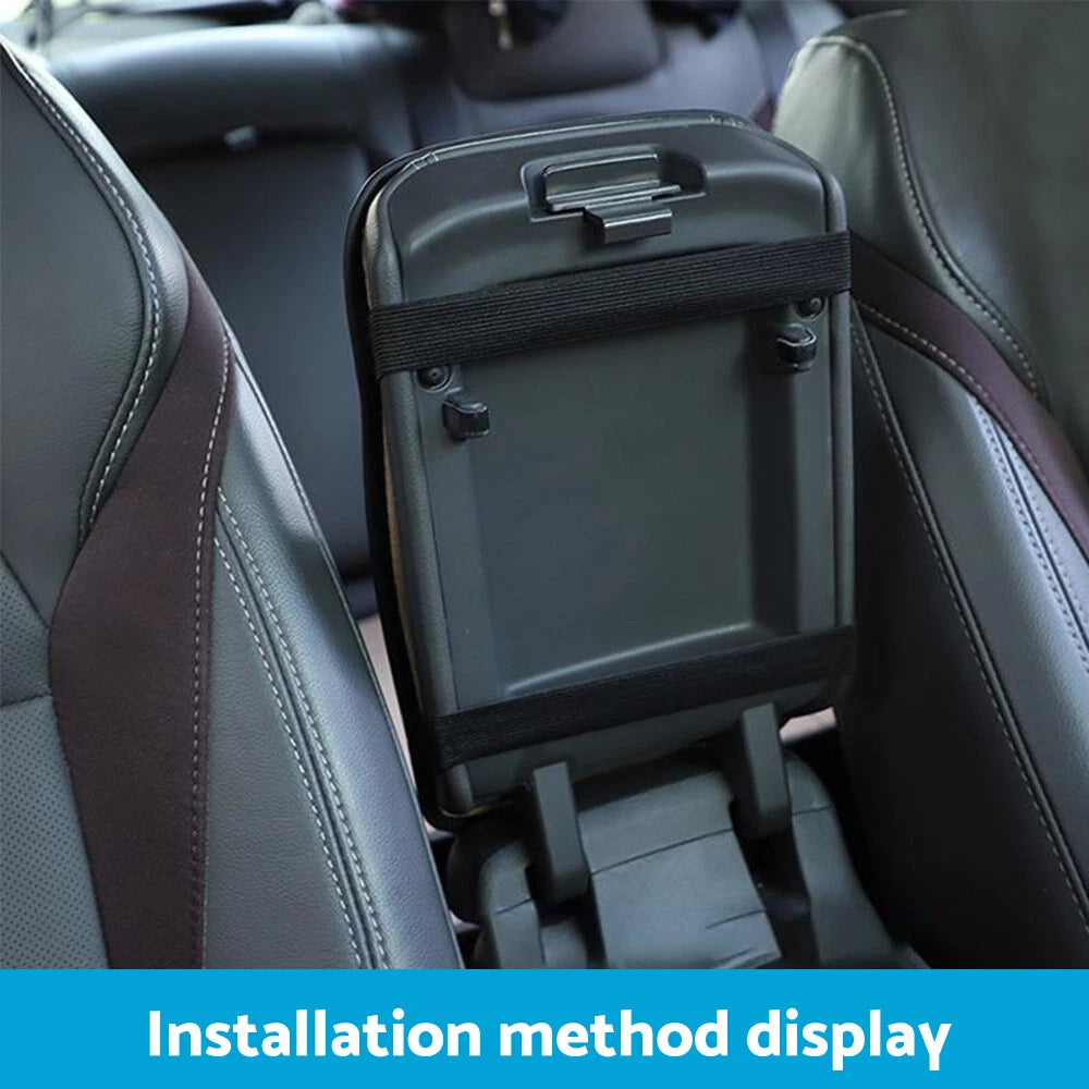 Armrest Cushion Cover for Universal Center Console Box (PU Leather)