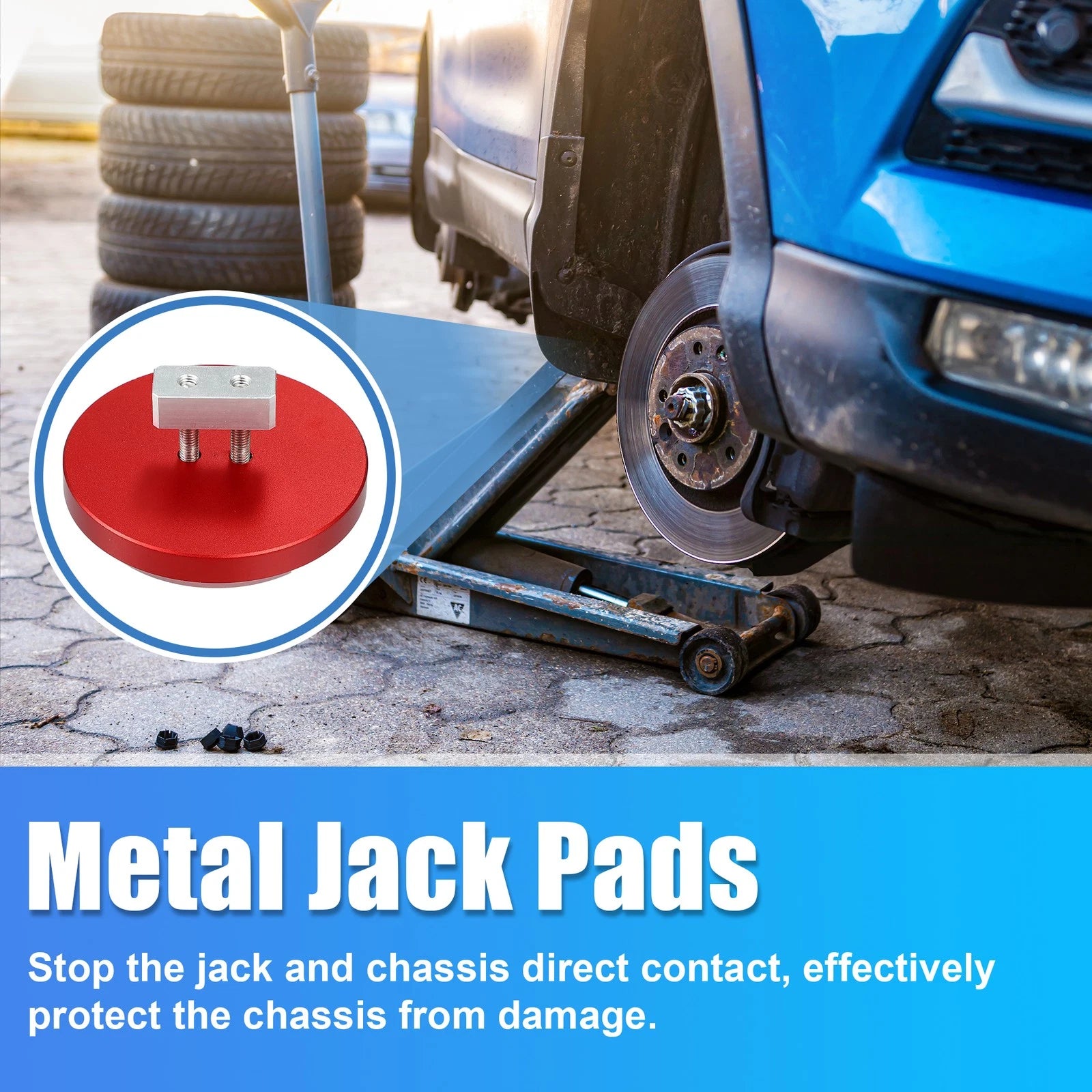 Jack Pad Set Front Pair for Chevrolet Corvette C5 (1997–2004)