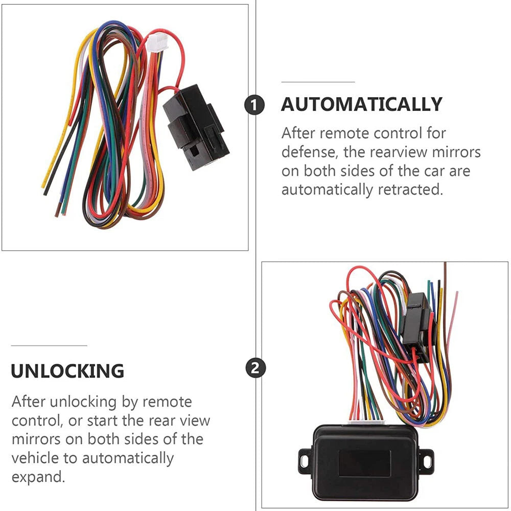 Auto Car Fold Unfold Side Rear View Mirror Folding Closer System Modules Parts