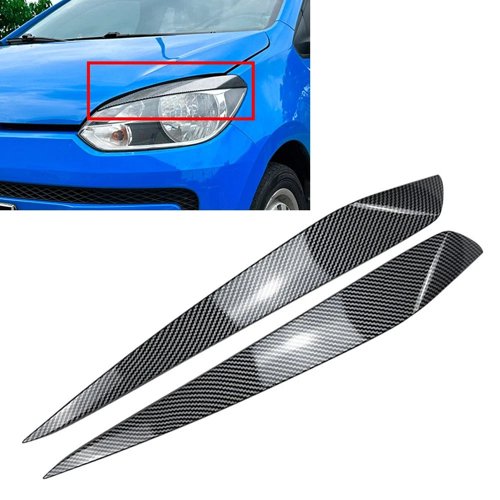 Headlight Eyebrow Eyelids Cover Trim for VW Up (2011–2015)