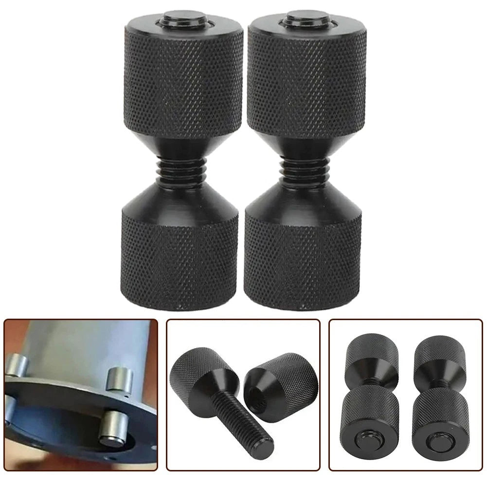 Aluminum Two Hole Tube Flange Aligners for Precision Connection Alignment