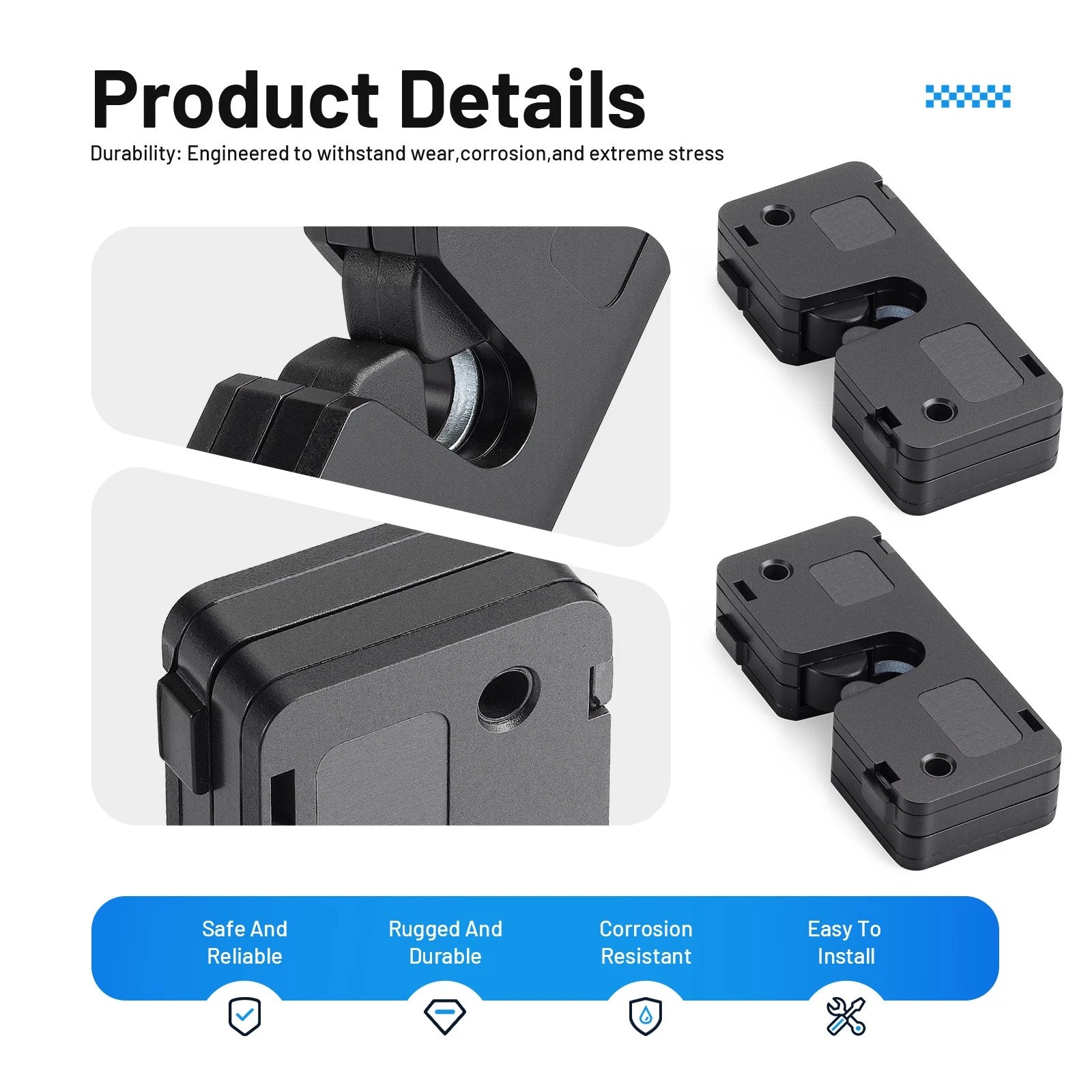 2X Tailgate Slam Latch for Polaris Pro XD (2022–2025) 7081568