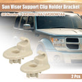 Sun Visor Support Clip Retainer Set for Jeep Beige (2 Pack) (2008–2024)