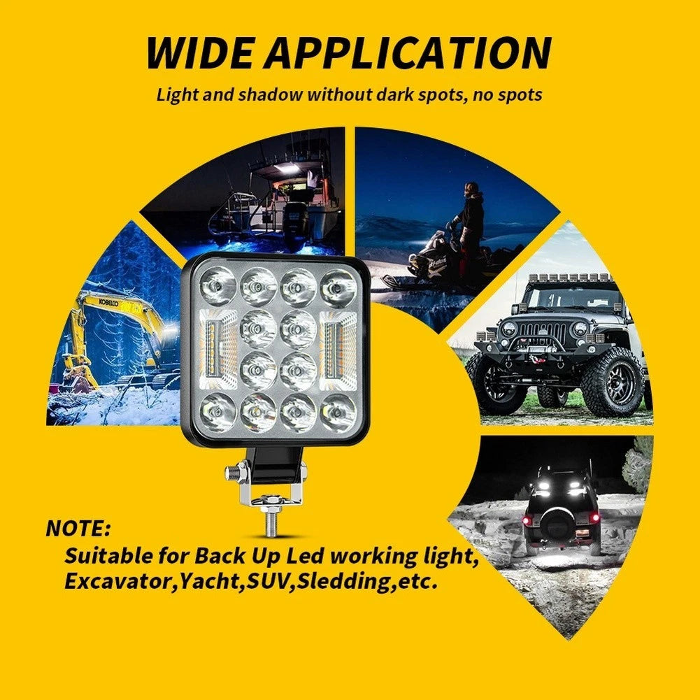 3 Inch LED Work Light for Car Motorcycle Truck SUV (Dual Modes)