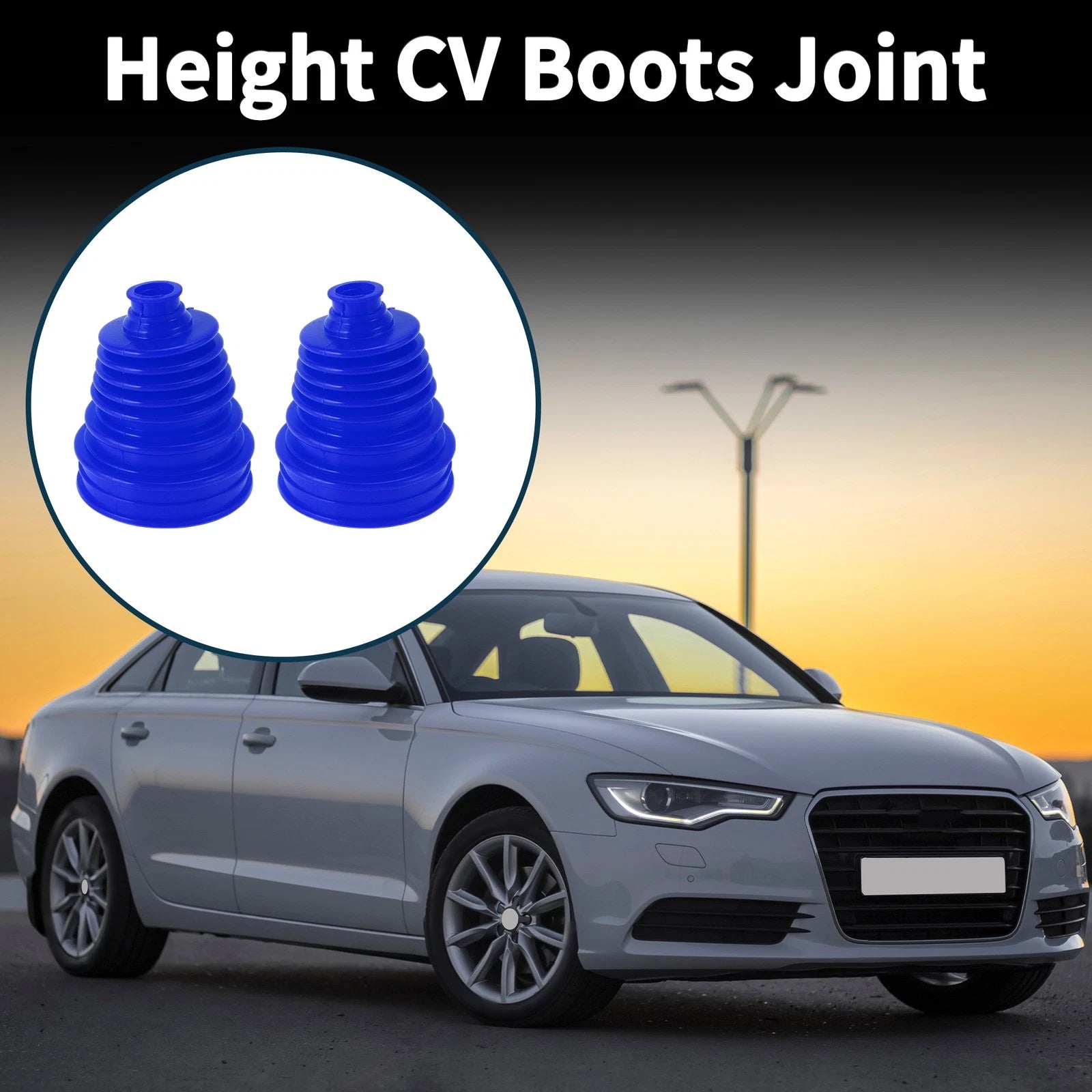 2 Pcs Rubber CV Boots for