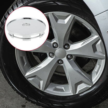 2X Chrome Wheel Center Hub Cap Rim Cover 2.56" OD for Universal Fit