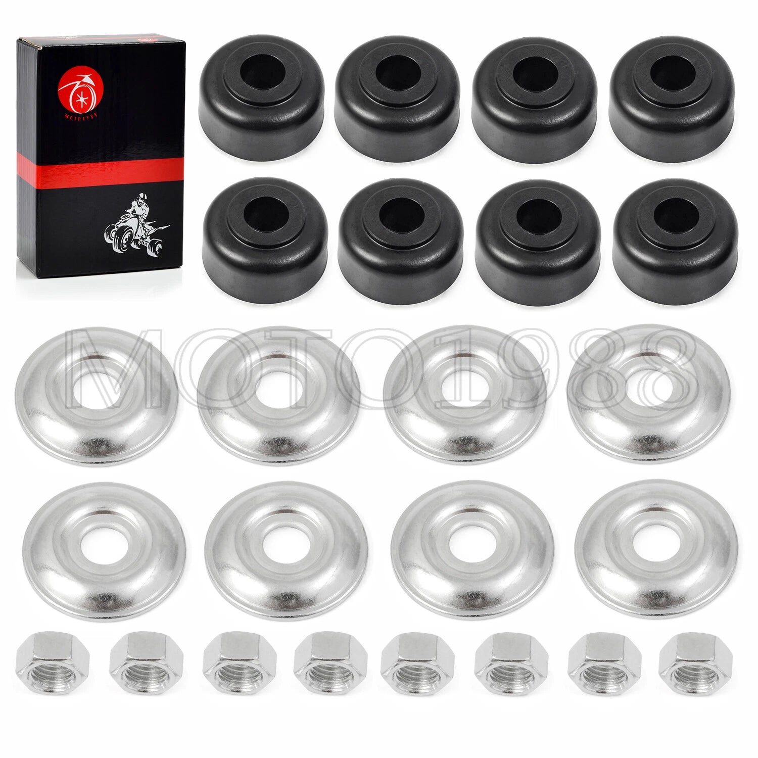 Front and Rear Shock Bushing Kit for EZGO TXT Marathon (1989–2025)