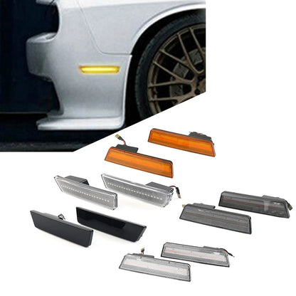 2X LED Front Side Marker Light for Dodge Challenger (2008–2014)