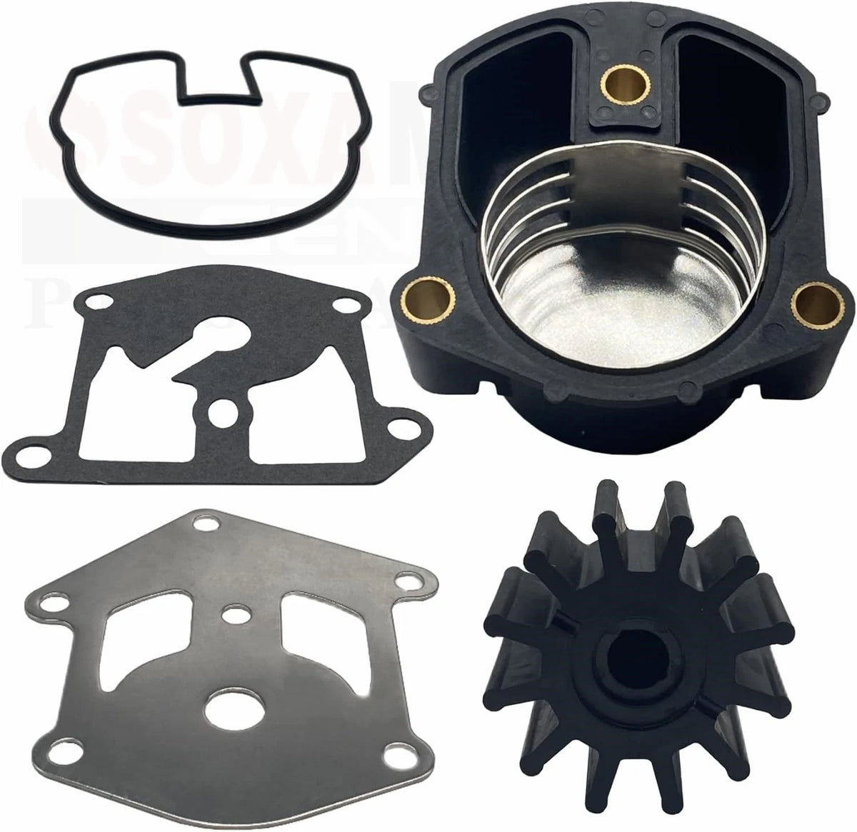 Water Pump Kit with Housing for OMC King Cobra (1992–1995) 3854661