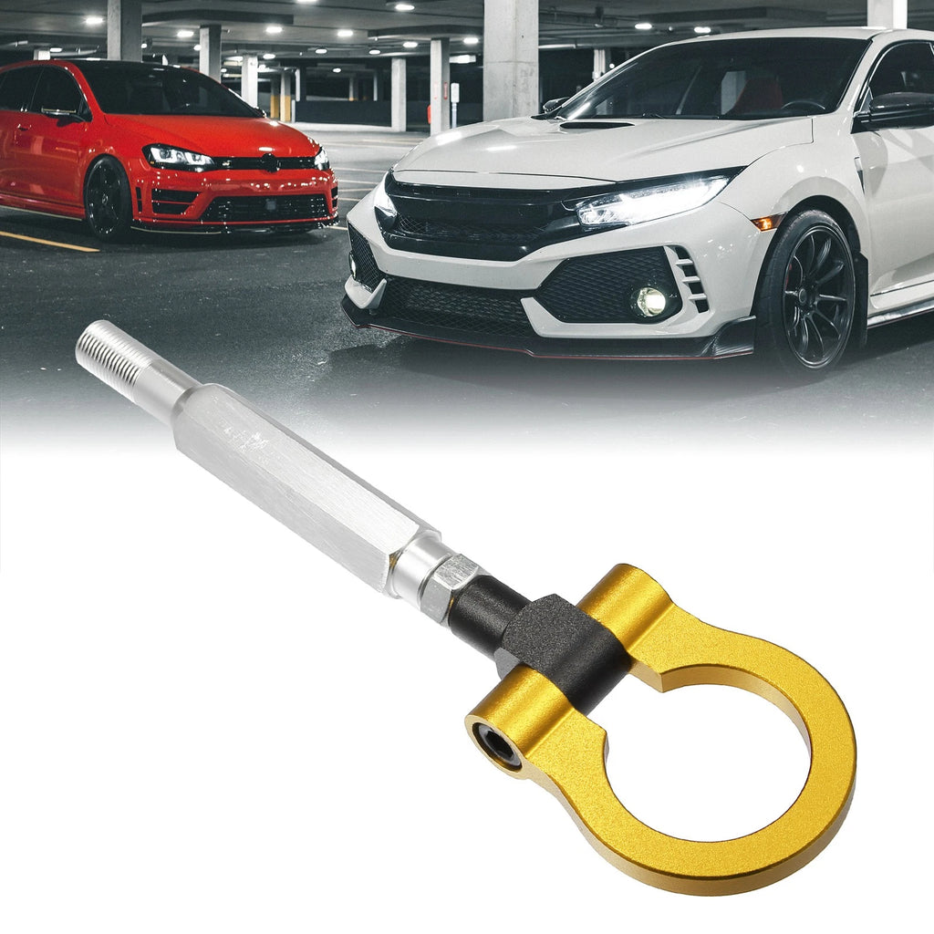 Front Bumper Trailer Tow Hook Screw Gold Tone for Subaru (2000–2023)