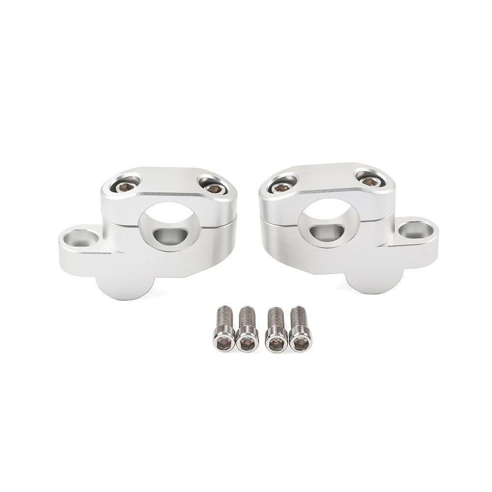 28mm 1/8 Offset Handlebar Clamp Mount Riser for Honda Kawasaki