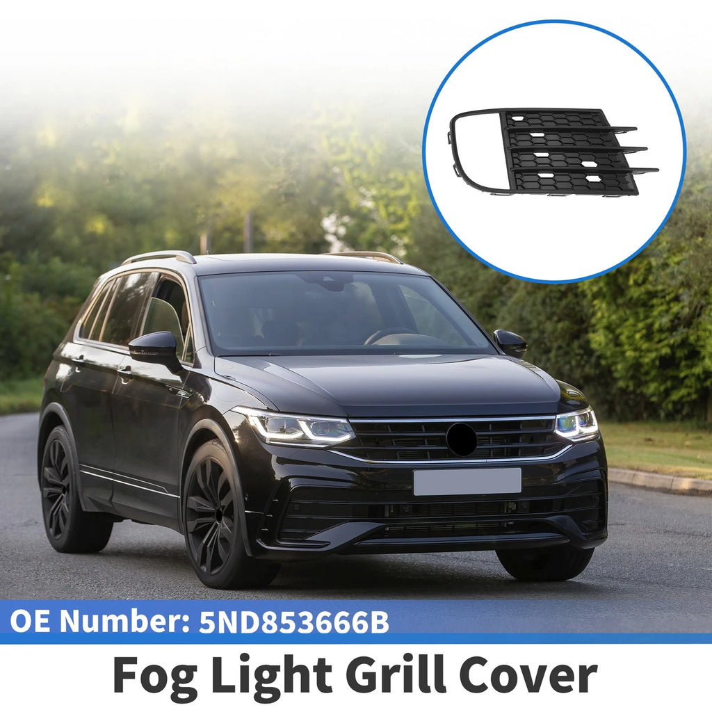 Fog Light Grill Front Right Replacement for Volkswagen Tiguan (2013–2017)