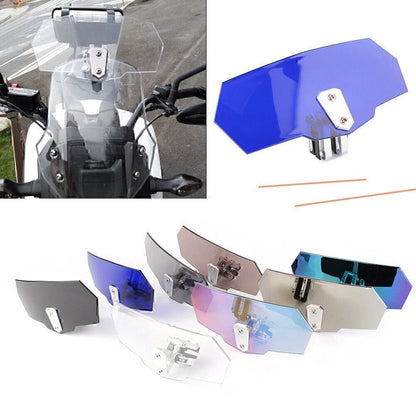 Windshield Wind Screen for Honda Yamaha Kawasaki Ducati (Clear)