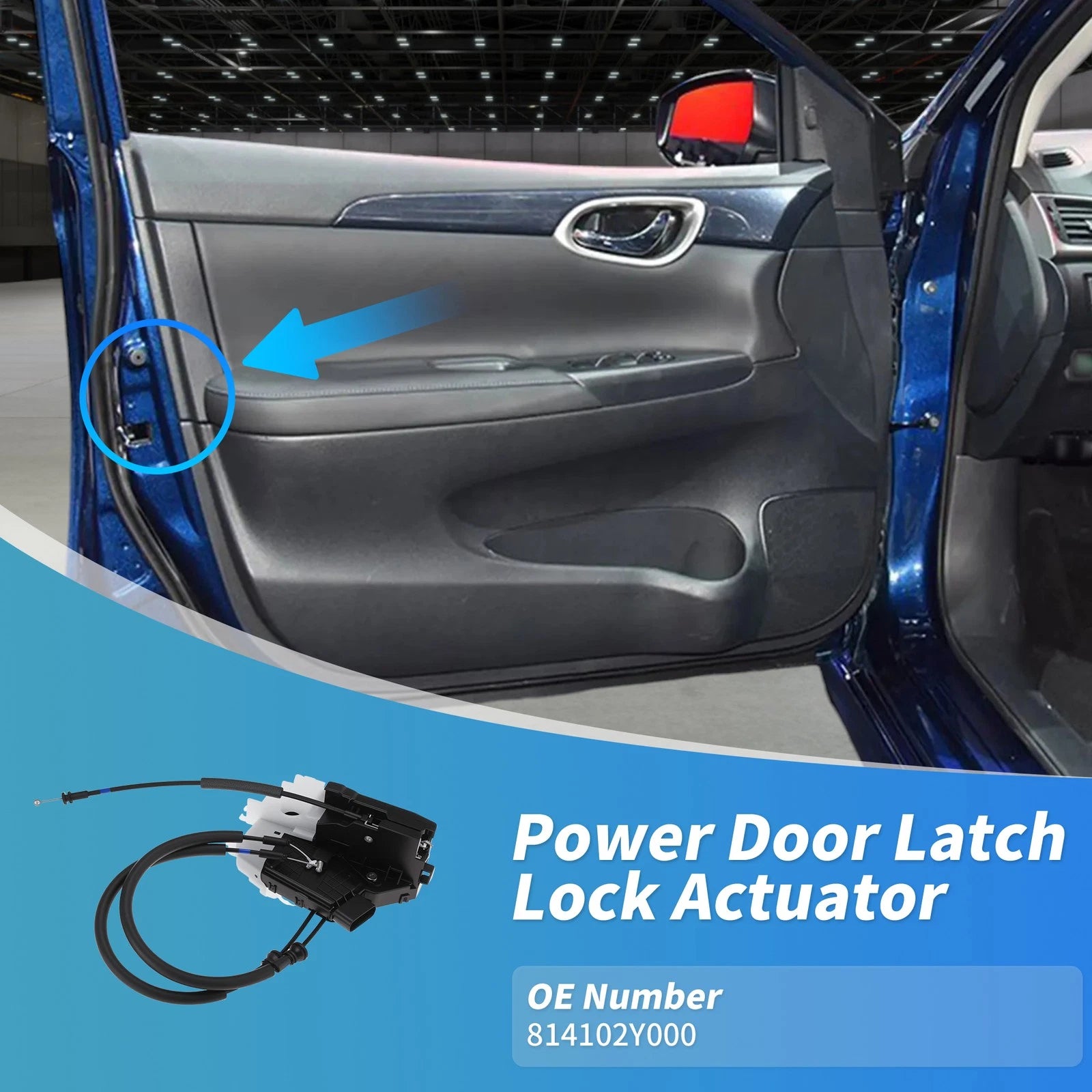 Rear Left Power Door Lock Actuator Replacement for Hyundai IX35 (2009–2015)