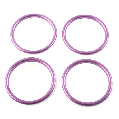 4x Air Condition Vent Outlet Inner Ring Trim For Audi A1 S1 8X 2010-2018 Purple