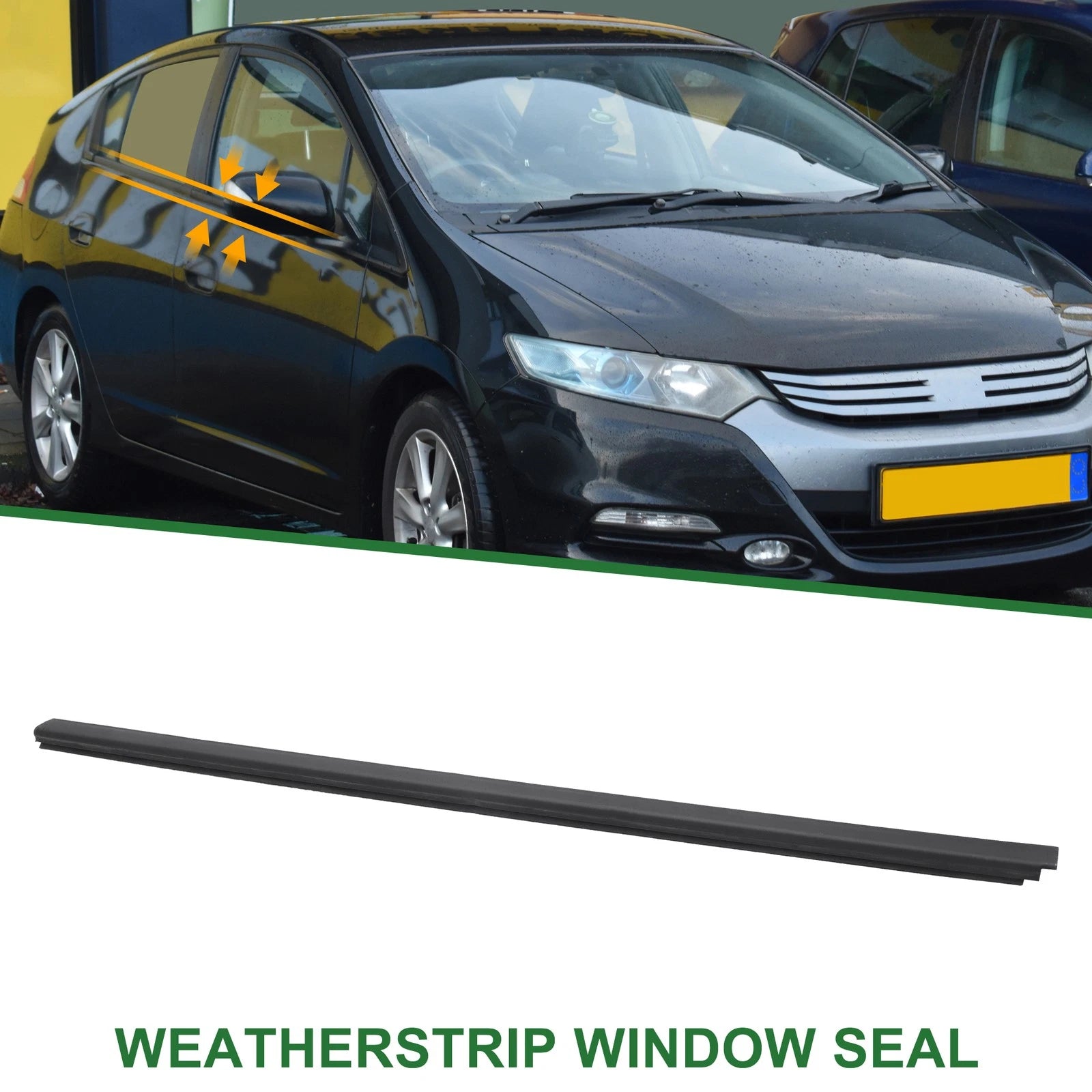 1 Pcs Front Left Window Weatherstrip Seal Replacement for Honda Insight (2010–2014)