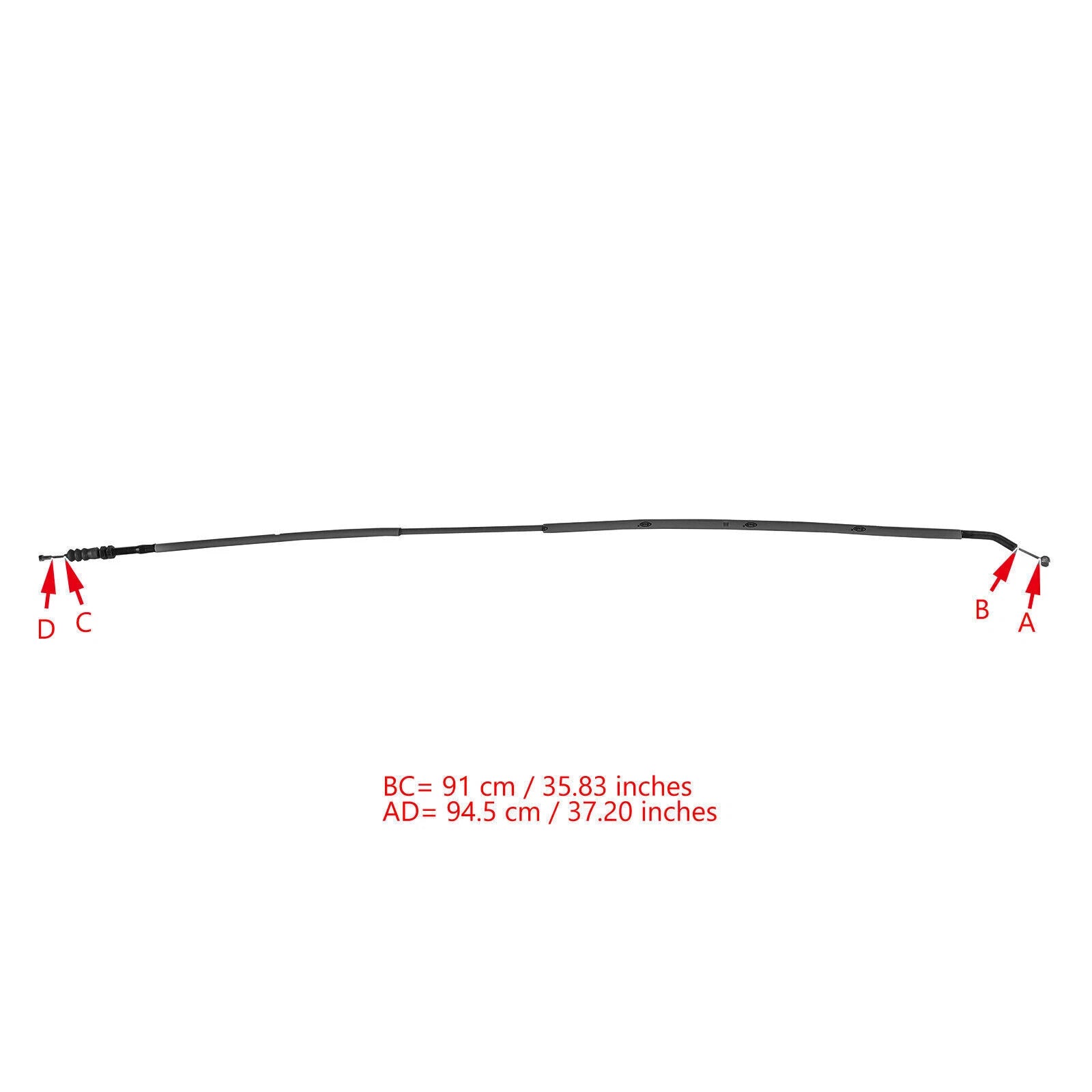 Clutch Cable for Kawasaki Z650 (2017–2020)