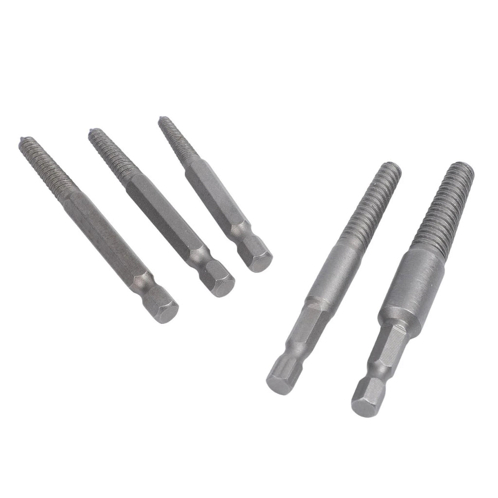 5 Pcs Hex Screw Extractors for Universal Use (1/4 Inch)