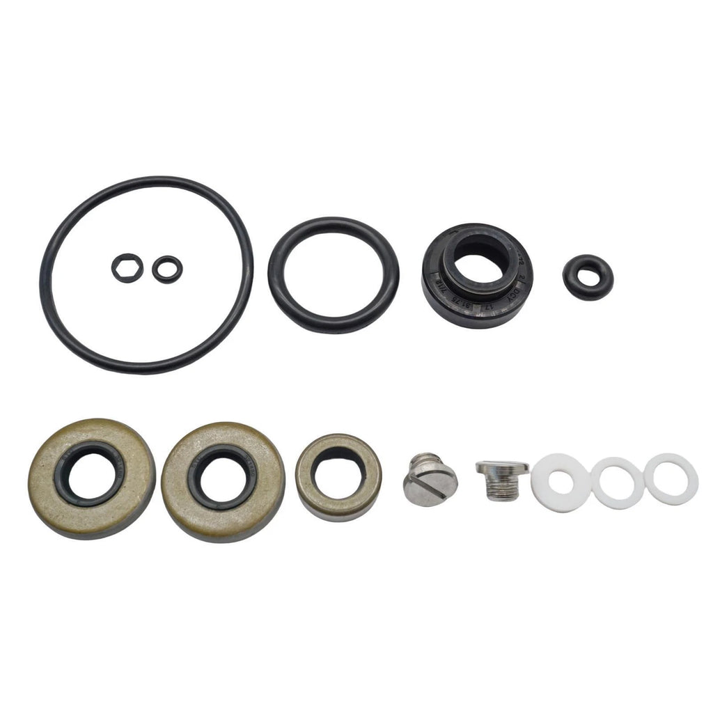 Lower Gearcase Seal Kit with Drain Screws for Johnson Evinrude 9.9 15 Hp (W396350)