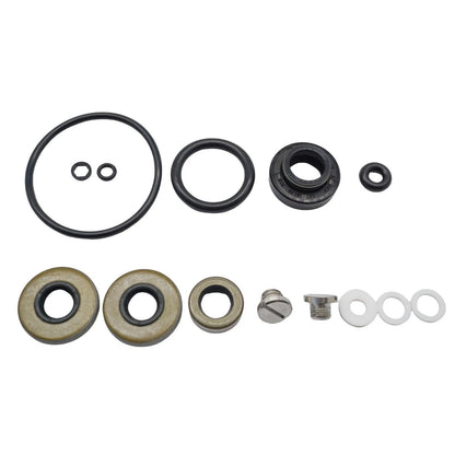 Lower Gearcase Seal Kit with Drain Screws for Johnson Evinrude 9.9 15 Hp (W396350)