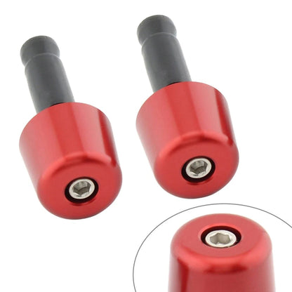 Handlebar Grips for Universal Motorcycle (1in/25.4mm) - Red