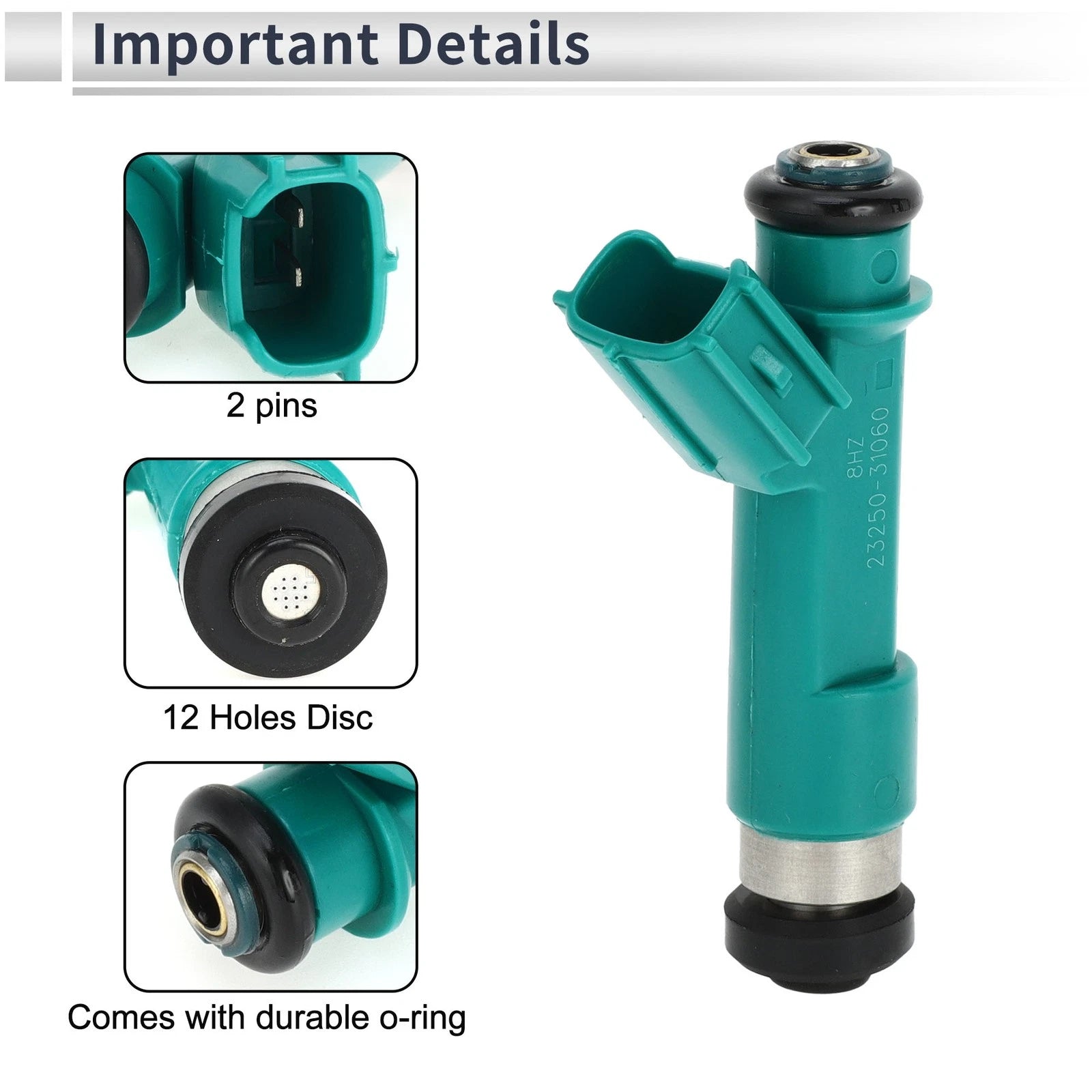Fuel Injector Replacement for Toyota Tundra 4.0 Base SR5 (2005–2006) 1 Pc