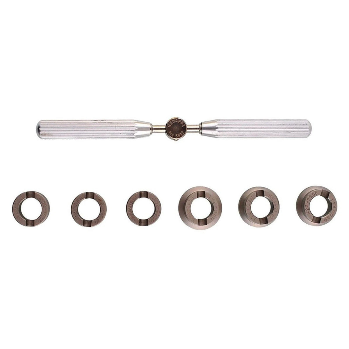 Watch Back Case Opener Wrench with Grooved Dies Remover Tool