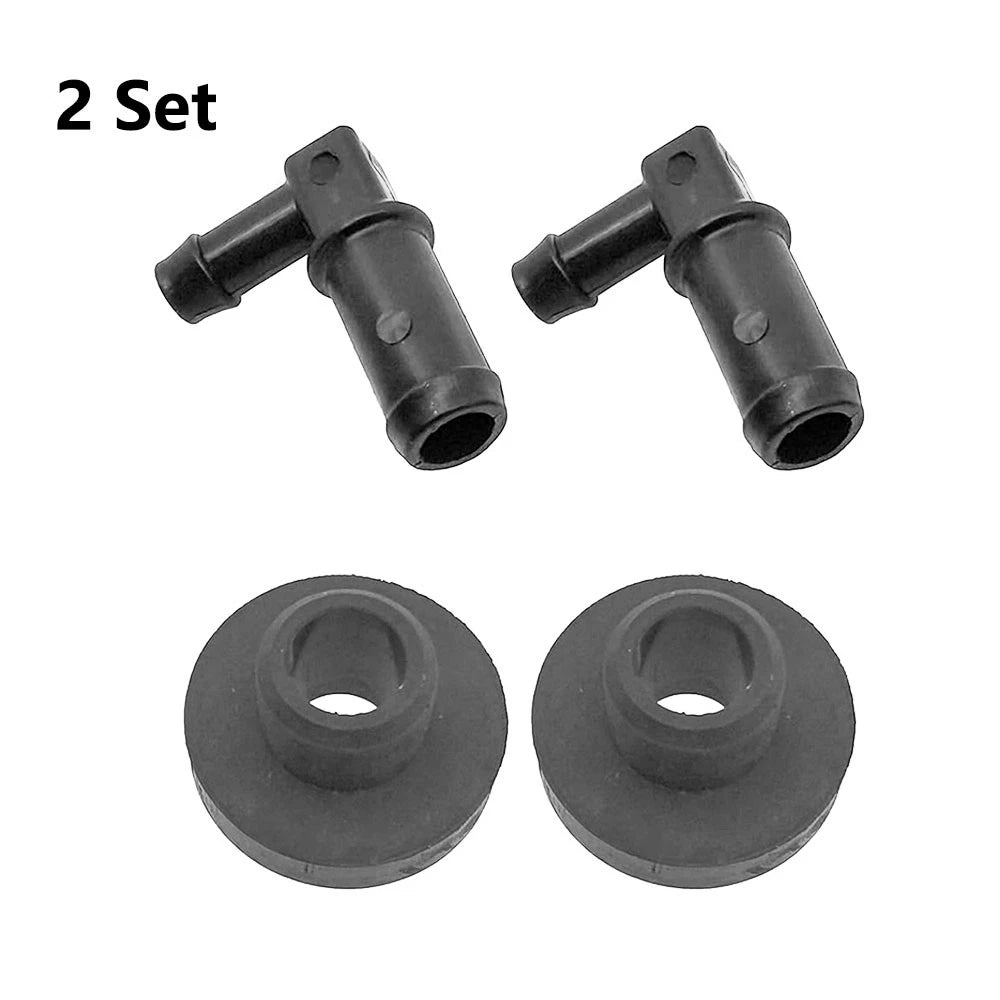 Set of 2 Fuel Tank Stem & Bushing Kit for Husqvarna Lawn Mower (532139277, 532003645)