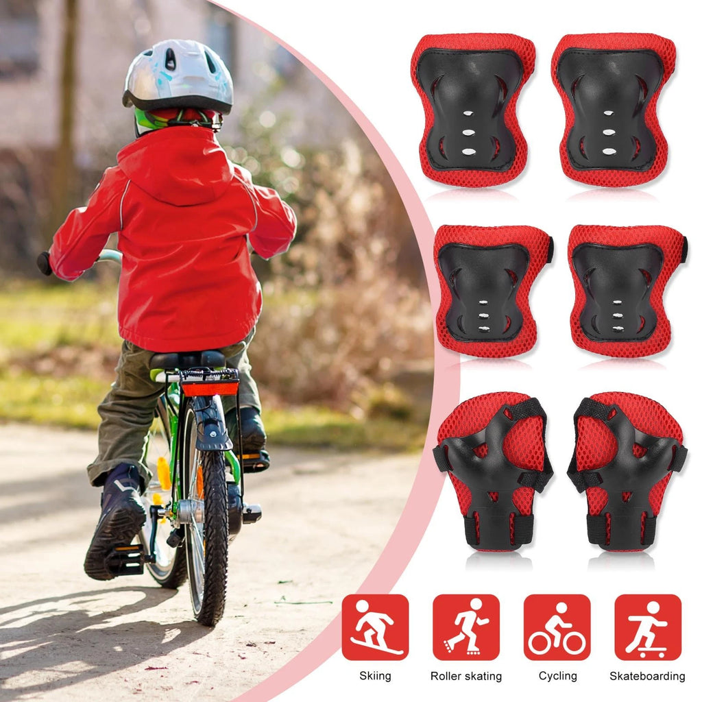 Skateboard Protective Pads Kit for Skating Bike Helmet Gloves (2000–2025)