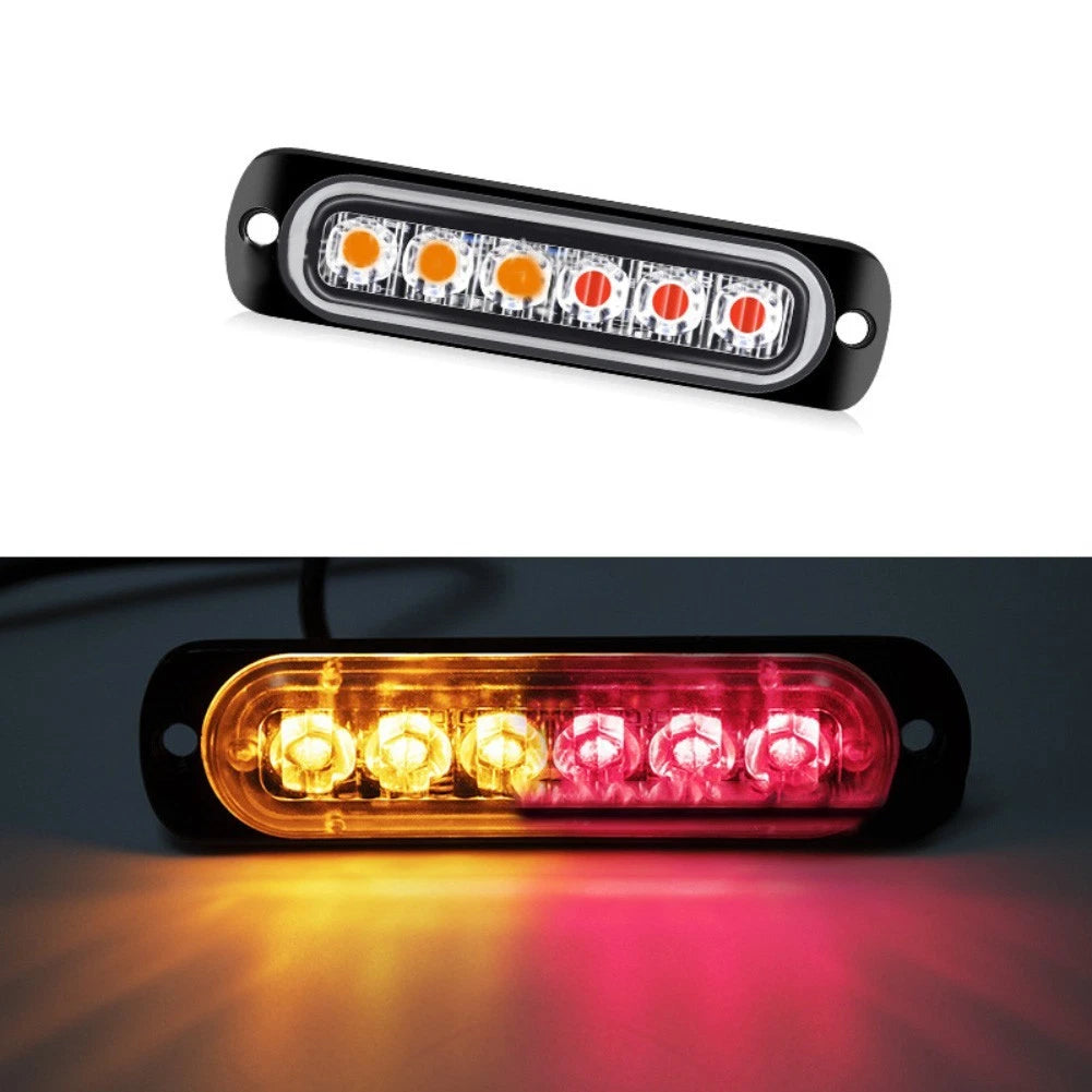 Ultra Thin 6 LED Side Light for 12V 24V Vehicles