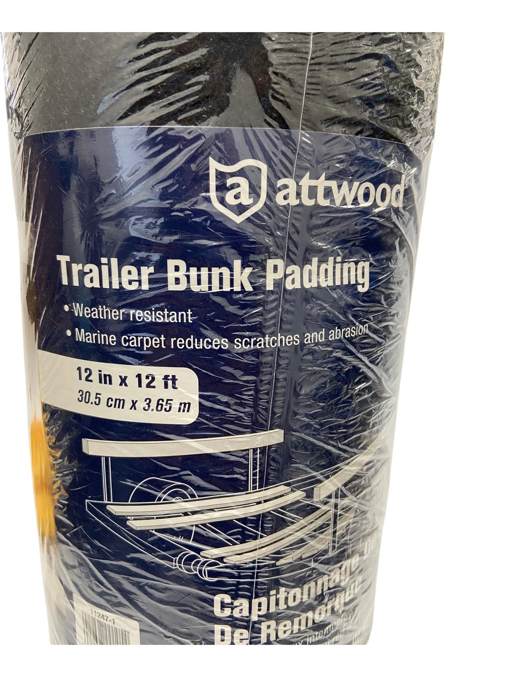 Trailer Bunk Padding 12x12" for Attwood (11247-1)