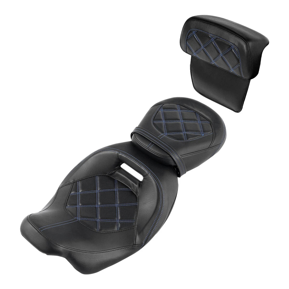 Seat & Backrest Pad for Harley Touring Electra Glide (2014–2023)