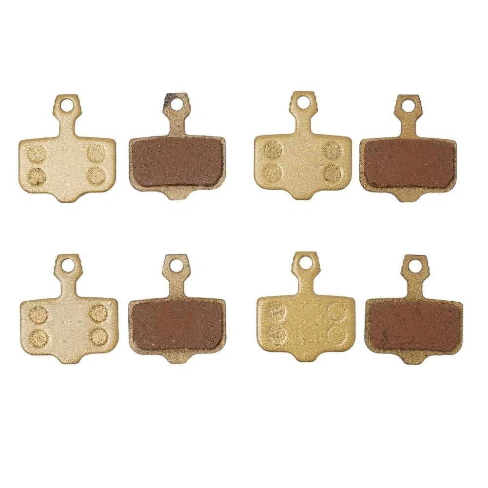 Set of 4 Brake Pads for Bicycle (Full Metal Replacement)