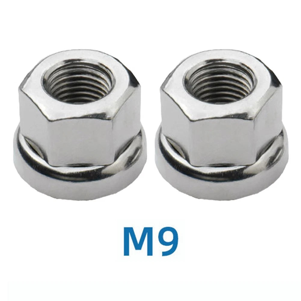 2X Nut Screw M9 for MTB Bikes Hubs Series Motors