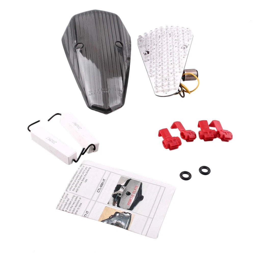 Smoke LED Tail Light Brake Turn Signal Lamp for Honda Shadow Aero 750 (2004–2007)