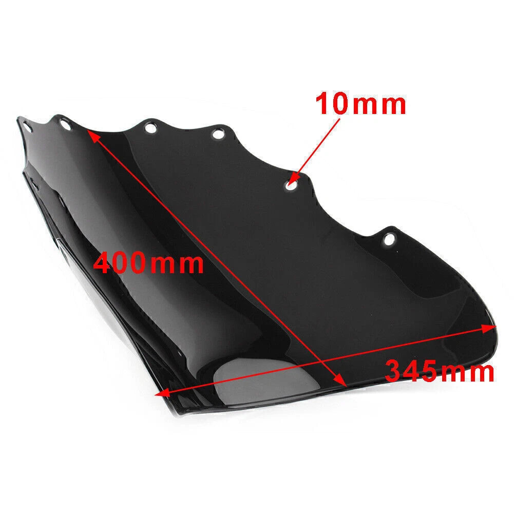 Deep-Iridium Front Windshield Windscreen fit Kawasaki EX500 Ninja 500R 1993-2009