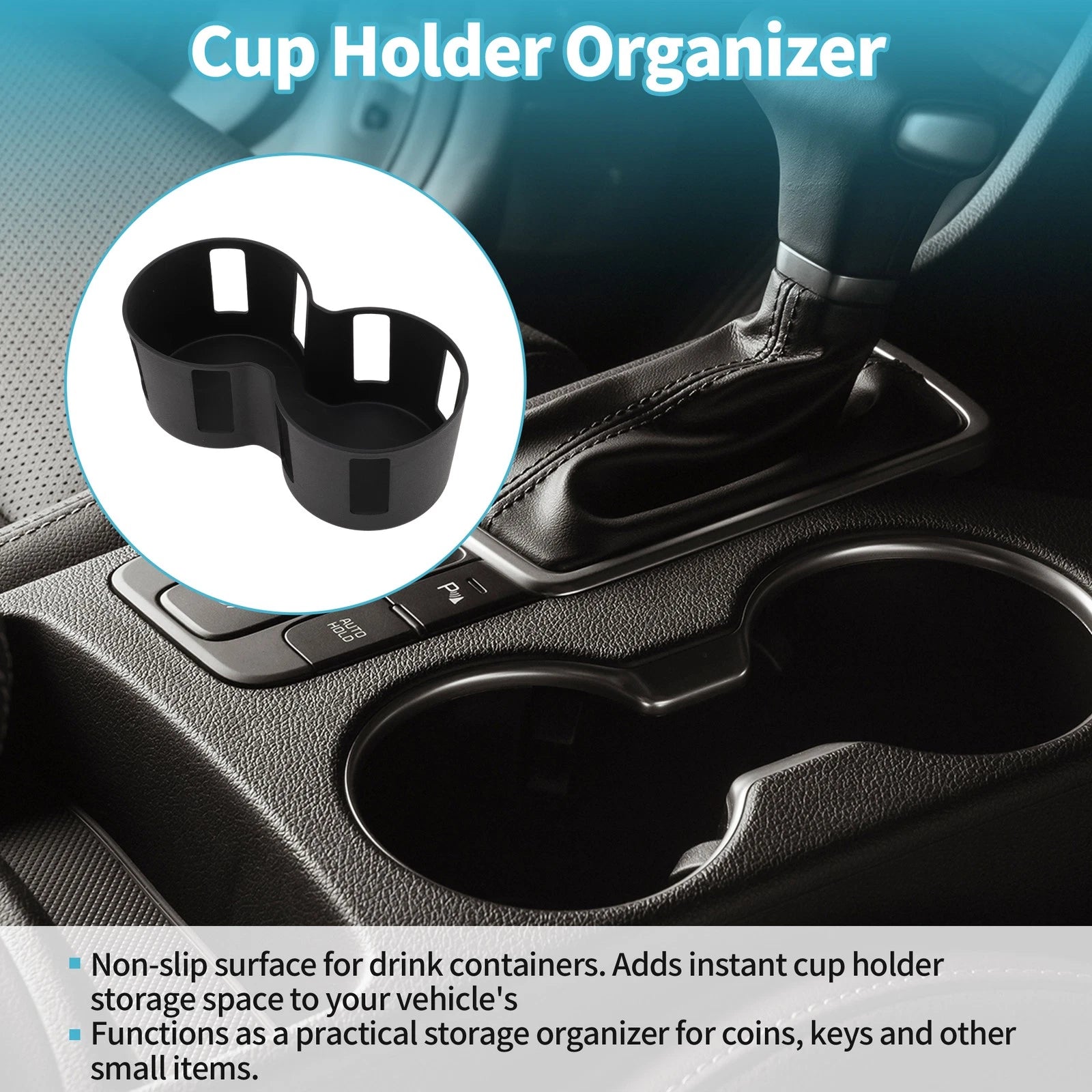 Center Console Cup Holder Organizer for Honda Prologue EV (2024–2026) TPE
