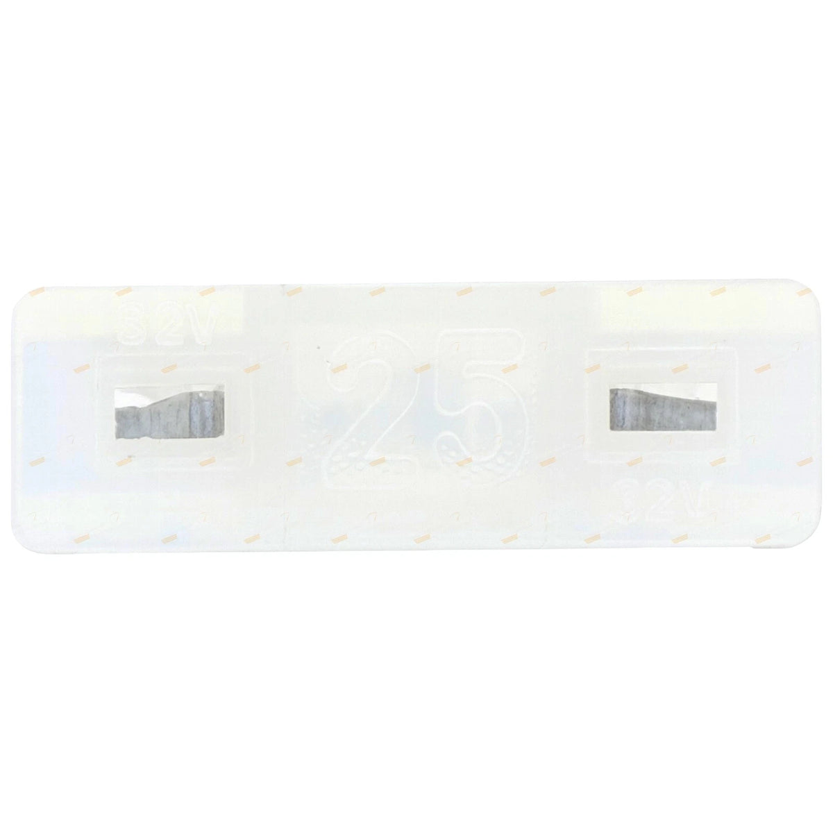 Pack of 100 Mini Blade Fuses for Universal Use (25 Amp)