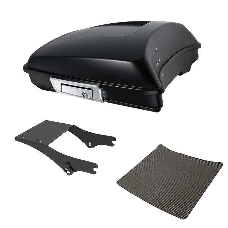 Matte Black Razor Trunk Mount Rack for Harley Touring (1997–2008)