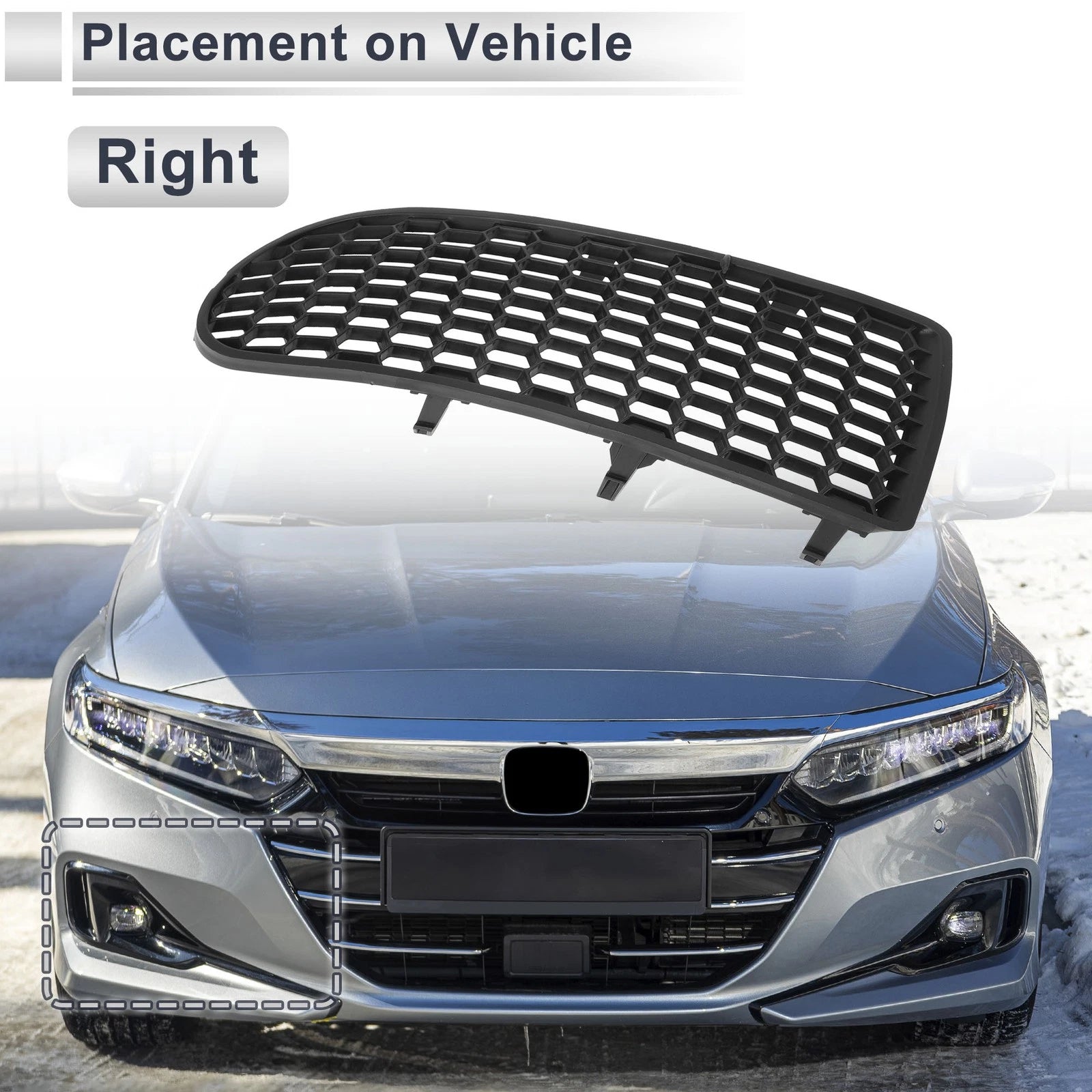 Front Right Fog Light Grill Replacement for Volkswagen Beetle (2006–2010)