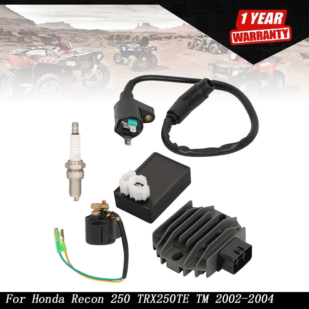 CDI Box Ignition Coil Rectifier Relay for Honda Recon 250 TRX250 (2002–2004)