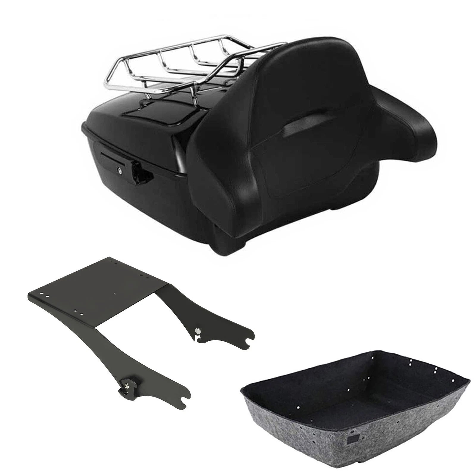 Trunk Luggage Rack Backrest for Harley Touring (1997–2008)