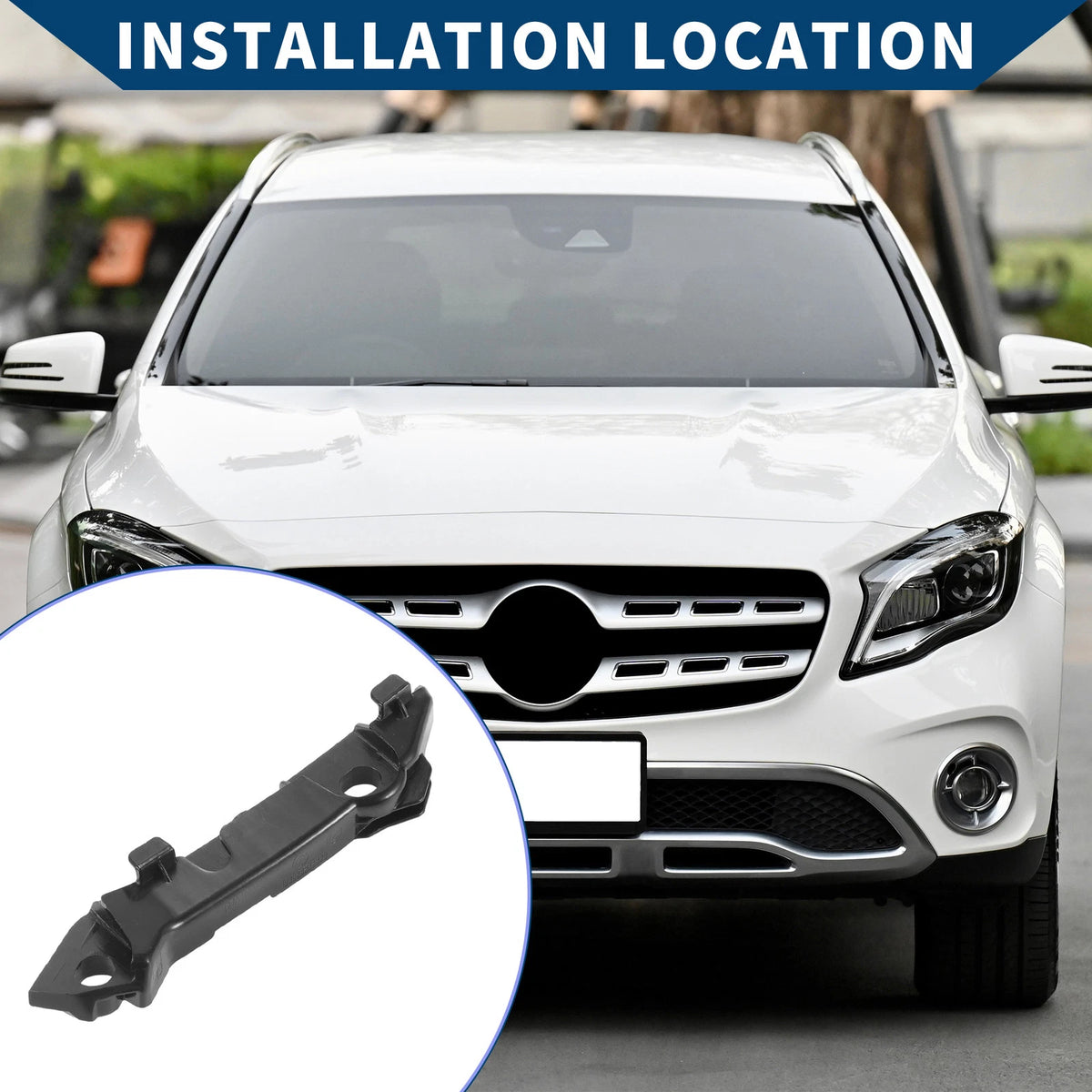 Front Right Bumper Retainer Bracket No.A2058850921 for Mercedes Benz C300 (2015–2021)