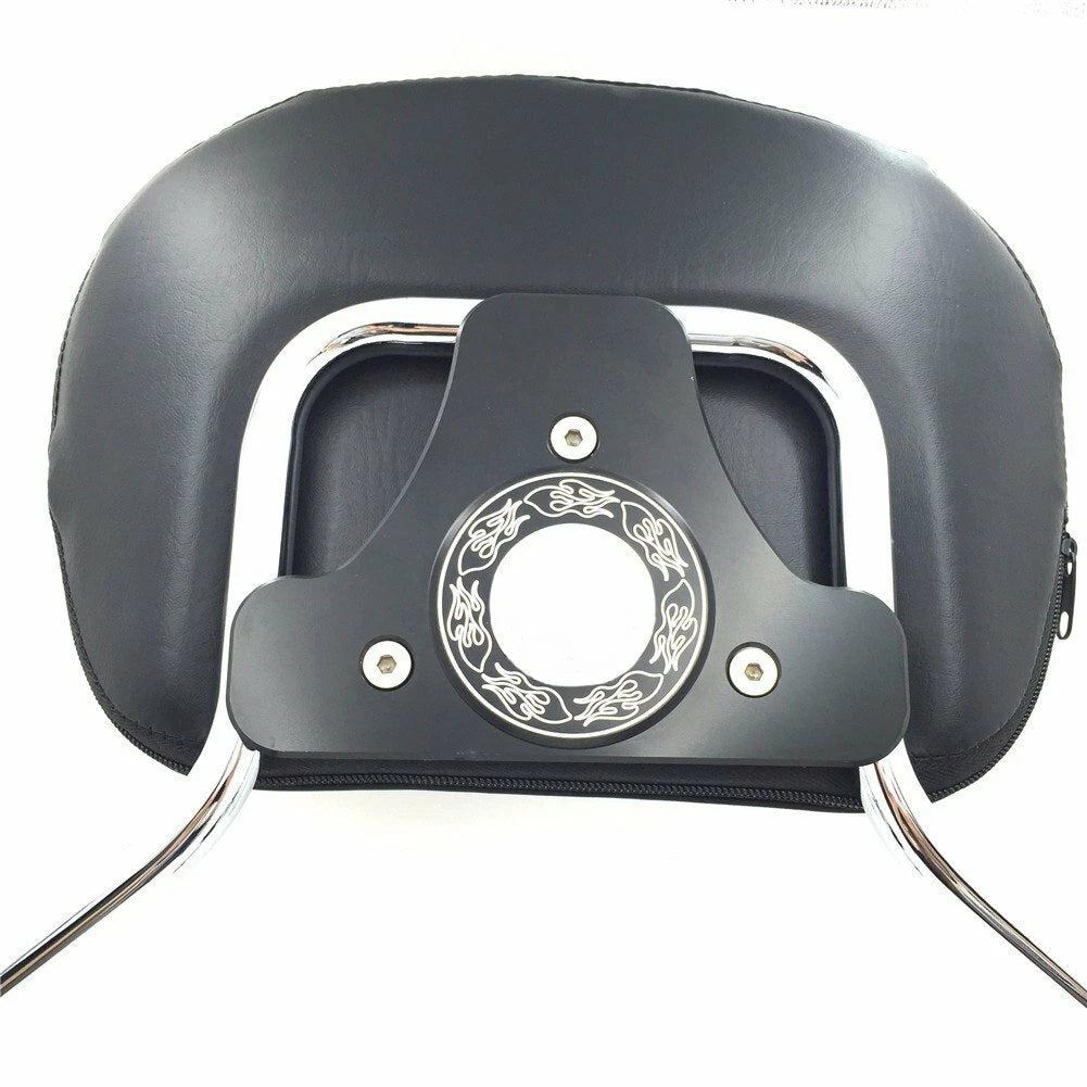 Adjustable Skull Backrest Sissy Bar for Harley FLHR FLHX (2007–2015)