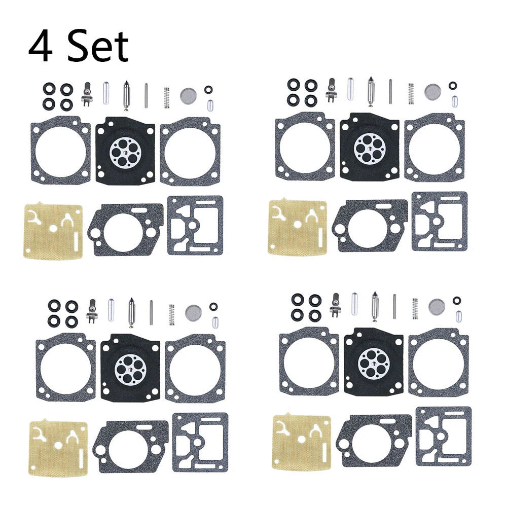Set of 4 Chainsaw Carburetor Gasket Rebuild Kit for Husqvarna K750 K760 (N/A)