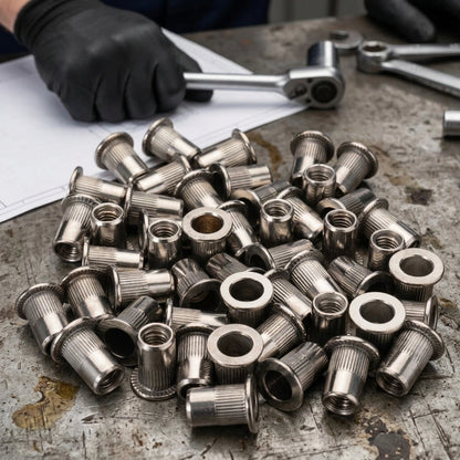 50x M6-M10 Thread Stainless Steel Rivet Nut Insert Nutsert
