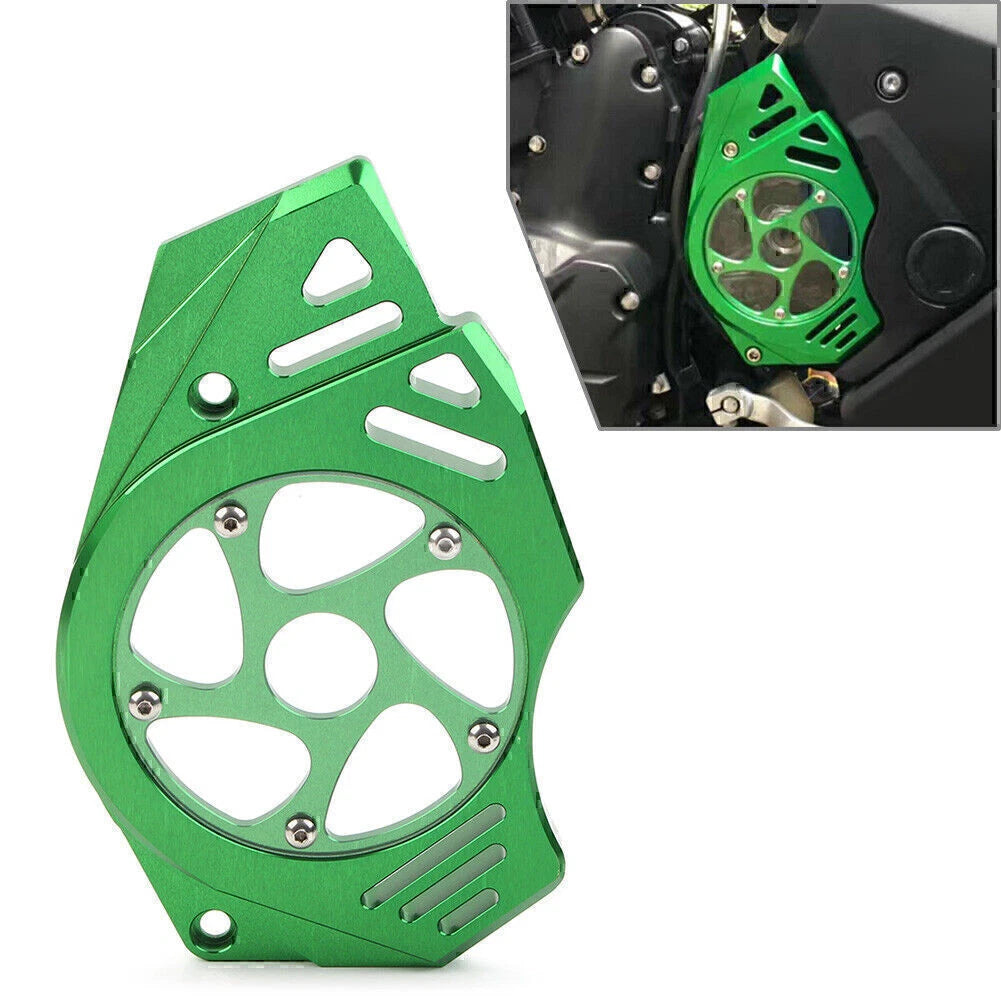 Front Chain Sprocket Cover Guard for Kawasaki ER6N ER6F (2006–2017) Green