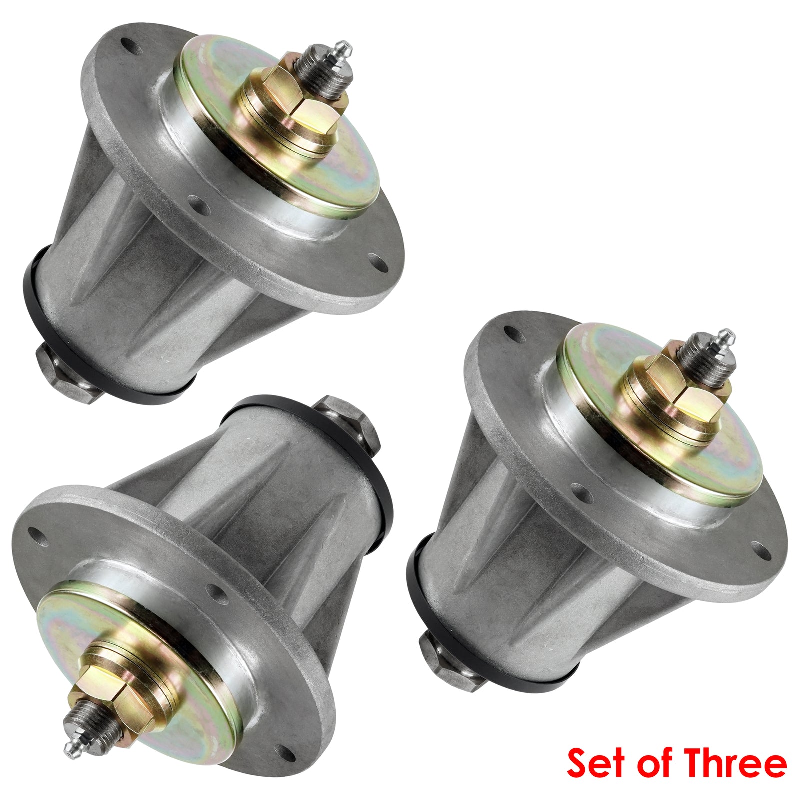 3x Complete Spindle Assembly Heavy Duty for Husqvarna 539114820 (2000–2000)