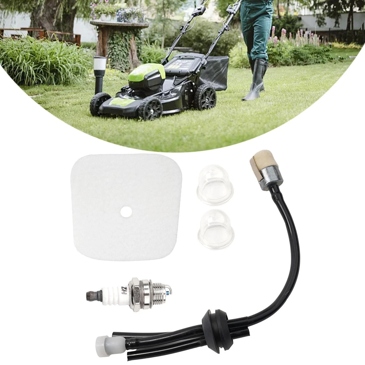 Fuel Lines Air Filter Kit for Mantis 7222 7222E