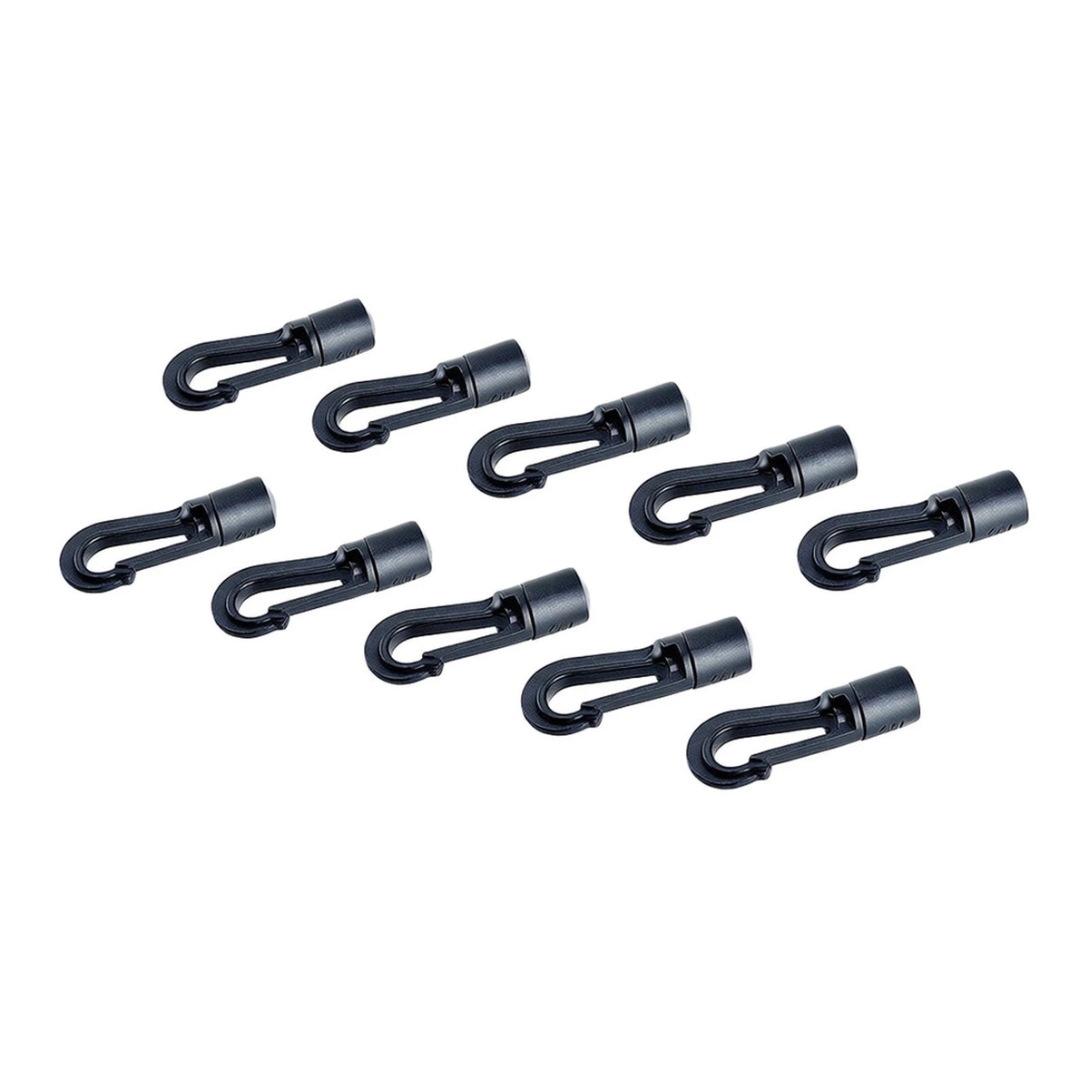 Pack of 10 Plastic Hooks for Bungee Elastic Shock Cord